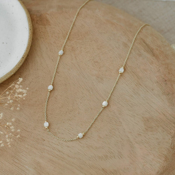 Gina Necklace - Mother of Pearl