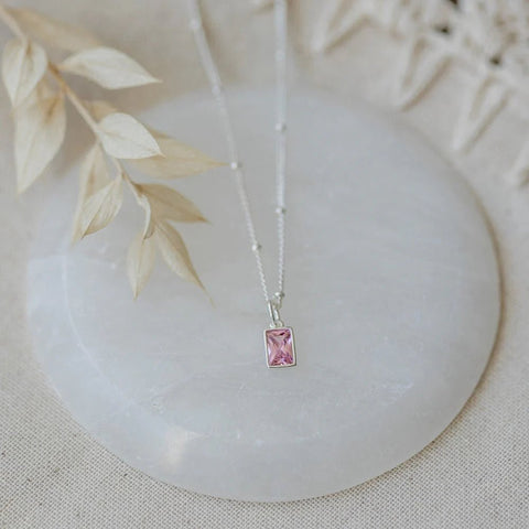Glim Necklace - Pink