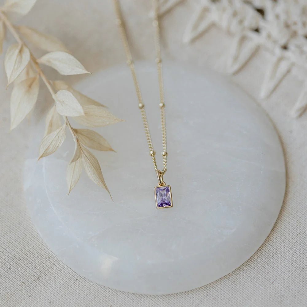 Glim Necklace - Purple