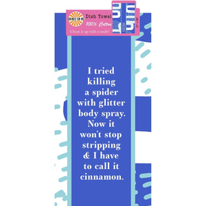 Glitter Body Spray - Witty Tea Towel