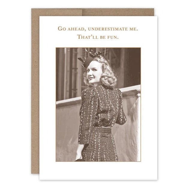 Go Ahead - Greeting Card - Birthday