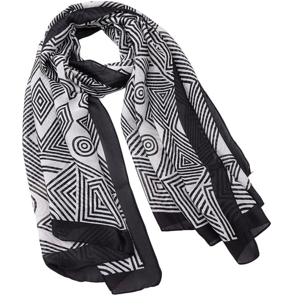 Goemetric Sheer Scarf - Lady of the Lake