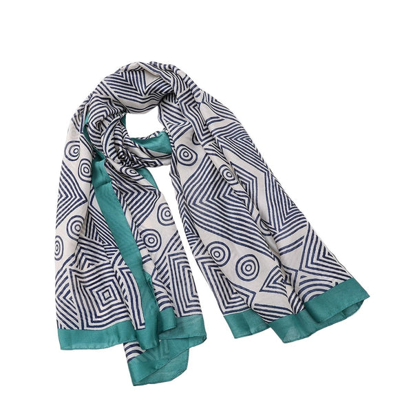 Goemetric Sheer Scarf - Lady of the Lake