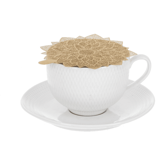 Gold Plated Stainless Steel Tea Strainer - Lady of the Lake