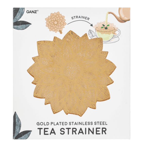 Gold Plated Stainless Steel Tea Strainer - Lady of the Lake