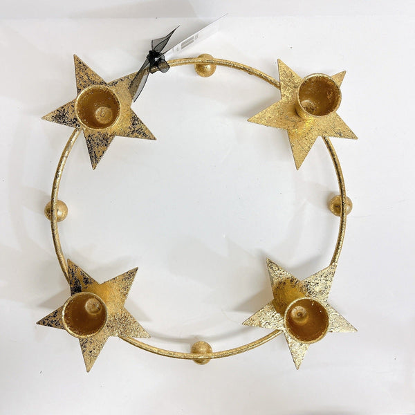 Gold Star Candle Ring