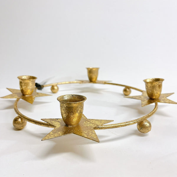 Gold Star Candle Ring