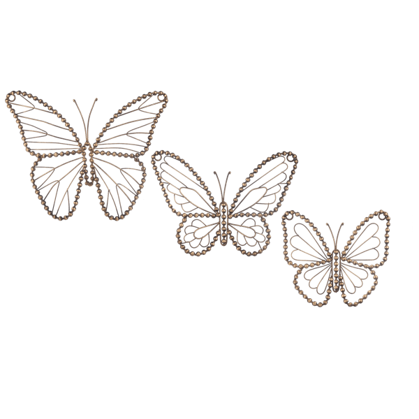 Golden Butterfly Wall Decor - Lady of the Lake