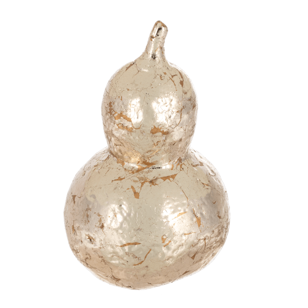 Golden Pumpkin & Gourd Figurine