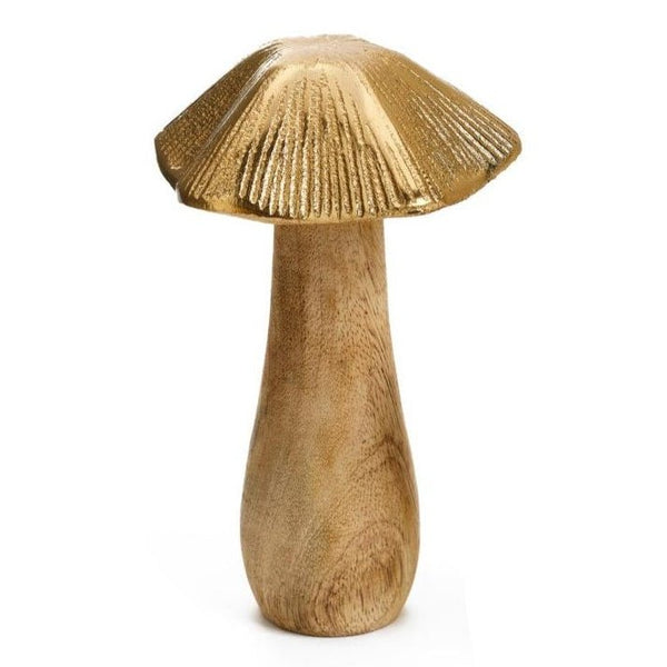 Golden Mushroom With Natural Base