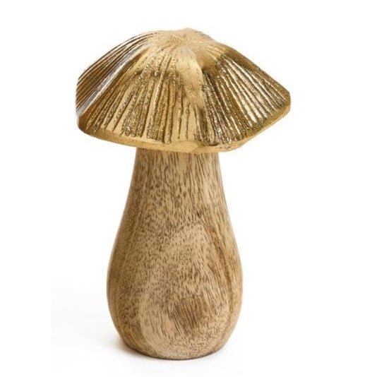 Golden Mushroom With Natural Base