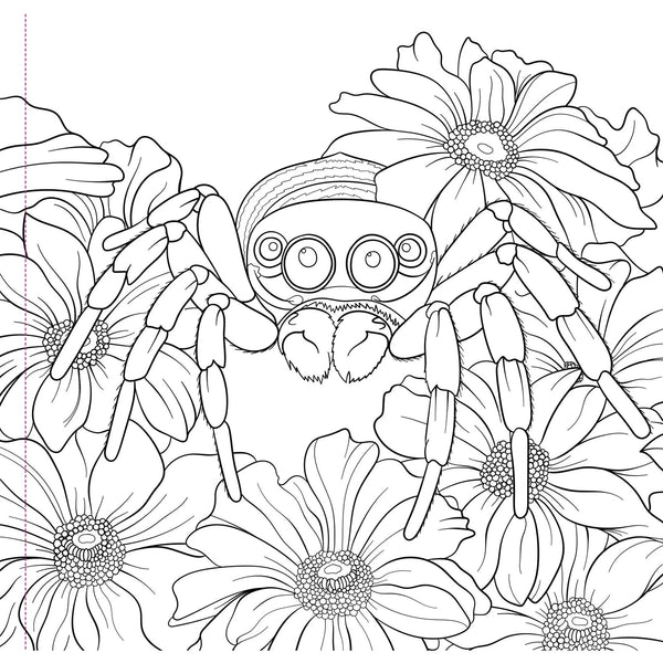 Goth Garden Artist's Colouring Book - Lady of the Lake