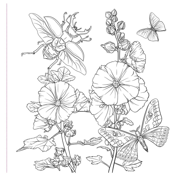 Goth Garden Artist's Colouring Book - Lady of the Lake