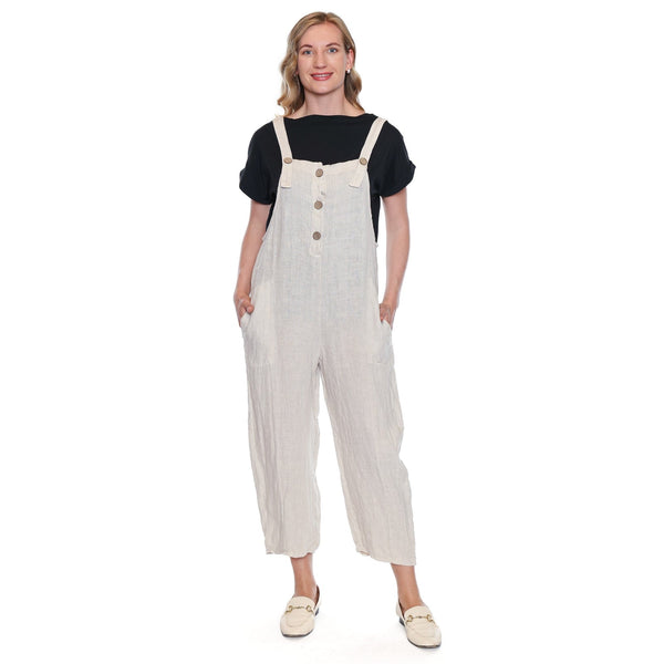 Grace Linen Jumpsuit With Pockets - Lady of the Lake