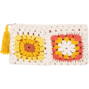 Granny Square Knit Pouch - Lady of the Lake