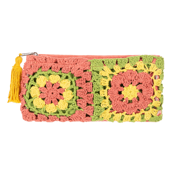Granny Square Knit Pouch - Lady of the Lake