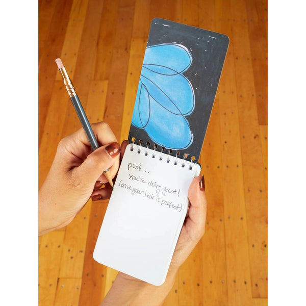 Gratitude & Shit - Spiral Pocket Notebook - Lady of the Lake