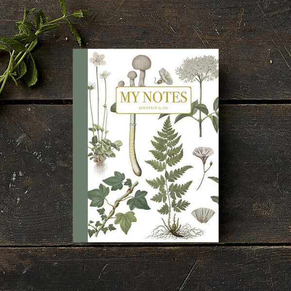 Green Floral - Notebook - Lady of the Lake