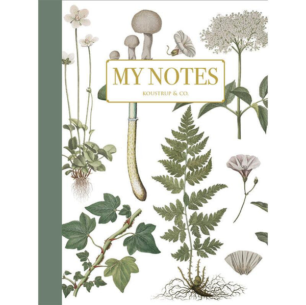 Green Floral - Notebook - Lady of the Lake