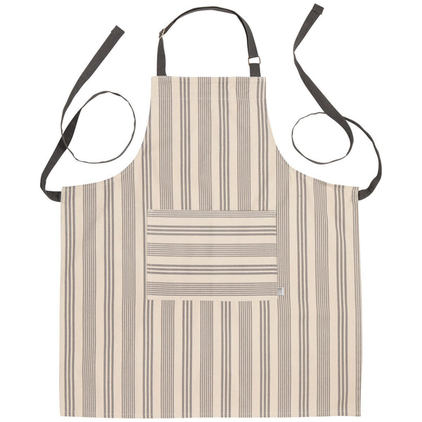 Grey Pencil Stripe Chef Apron - Lady of the Lake