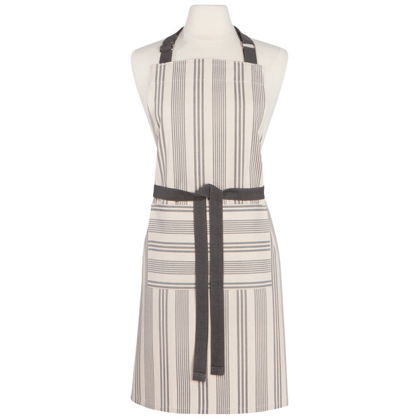 Grey Pencil Stripe Chef Apron - Lady of the Lake