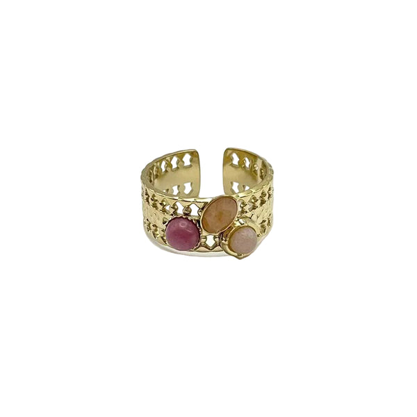Hammered Finish Adjustable Ring - Lady of the Lake