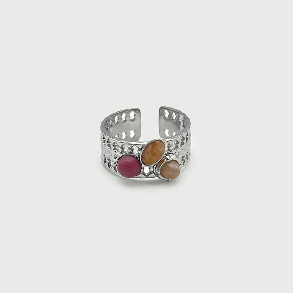 Hammered Finish Adjustable Ring - Lady of the Lake