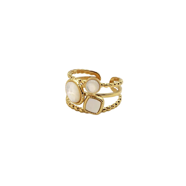 Hammered Finish Adjustable Ring - Lady of the Lake