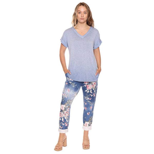 Hannah Ombre Wash Tee - Lady of the Lake