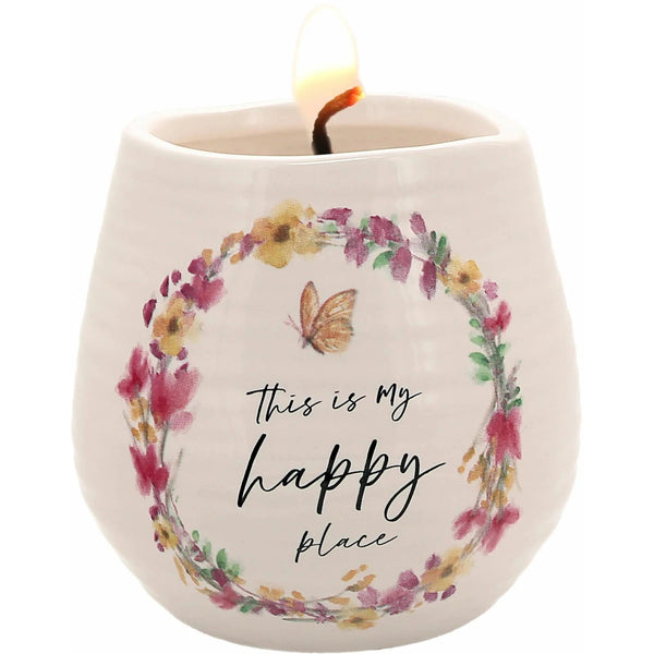 Happy - 8 oz 100% Soy Wax Candle