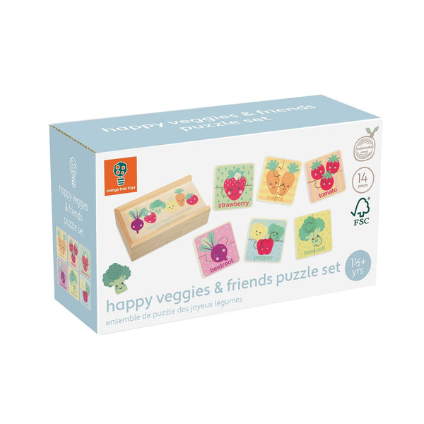 Happy Veggies & Friends Puzzles In Box - Lady of the Lake