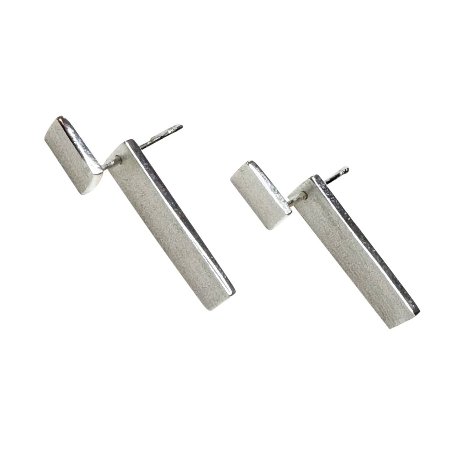 Harlan Burnished Jacket Earrings - Lady of the Lake