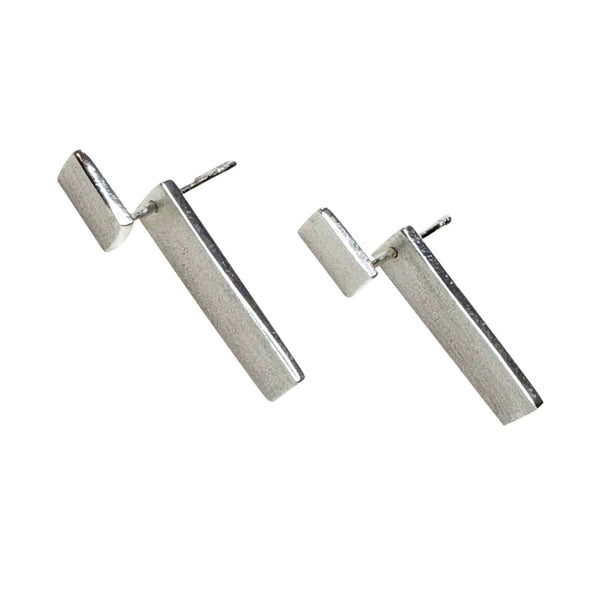 Harlan Burnished Jacket Earrings - Lady of the Lake