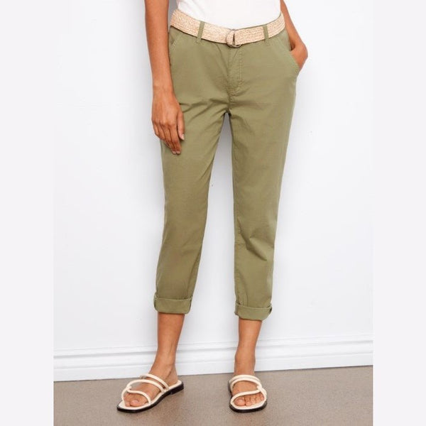Harley Slim Fit Pants With Belt - Lady of the Lake
