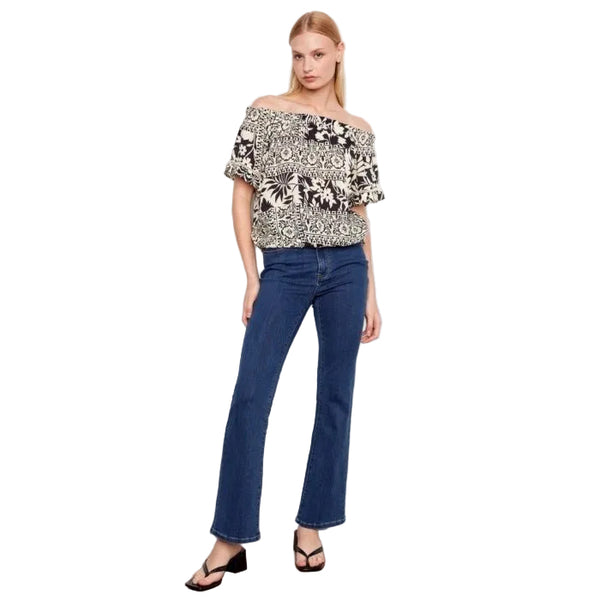 Harmony Short Sleeve Off - Shoulder Blouse - Lady of the Lake
