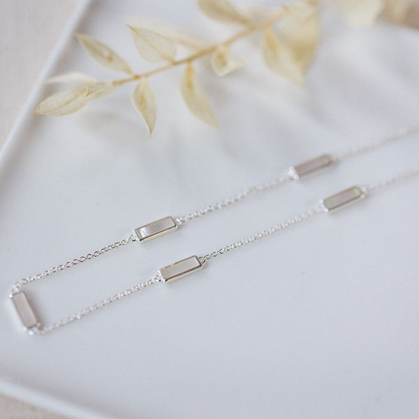 Harper Necklace With Mother Of Pearl - Lady of the Lake