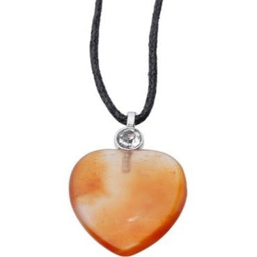 Healing Stone Gemstone Heart Shaped Pendant