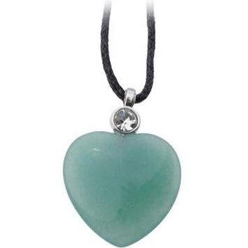 Healing Stone Gemstone Heart Shaped Pendant