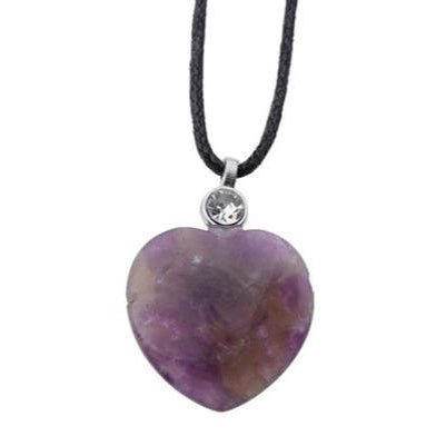 Healing Stone Gemstone Heart Shaped Pendant