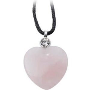 Healing Stone Gemstone Heart Shaped Pendant