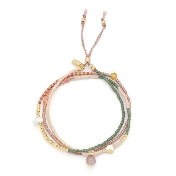 Healing | Tourmaline - Mixed Media Bracelet / Necklace - Lady of the Lake