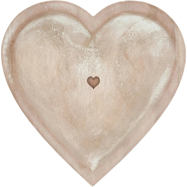 Heart - 7" Wood Dish