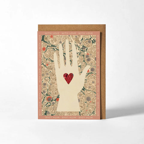 Heart In Hand - Greeting Card - Thank You - Lady of the Lake