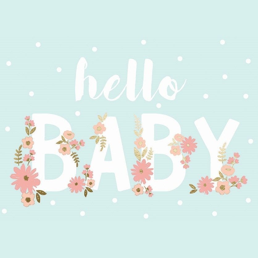 Hello Baby - Greeting Card - Baby