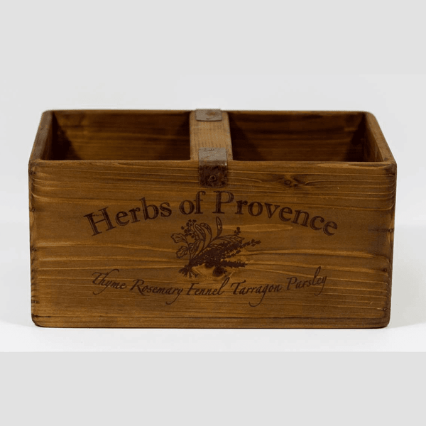Herbs Of Provence Wooden Caddy - Lady of the Lake