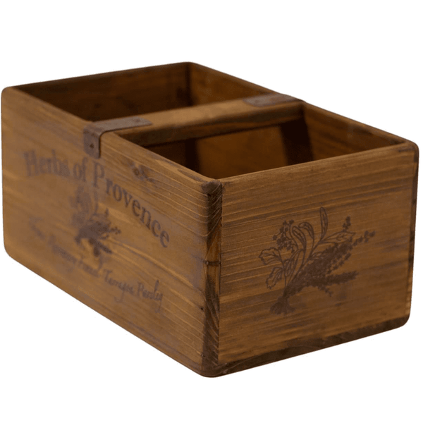 Herbs Of Provence Wooden Caddy - Lady of the Lake