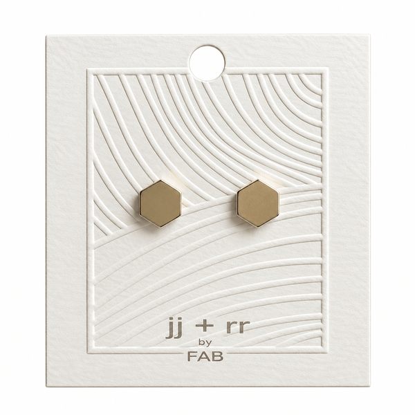 Hexagon Stud Earrings - Lady of the Lake