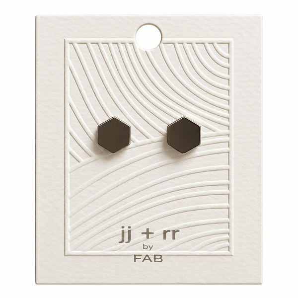 Hexagon Stud Earrings - Lady of the Lake