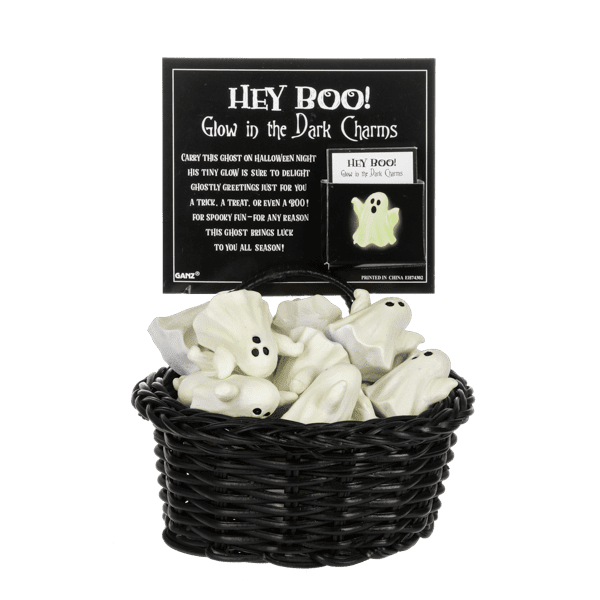 Hey BOO! Glow In The Dark Ghost - Pocket Charm