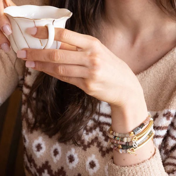 Hidden Message Bracelet - You Are Unstoppable - Chiltonite - Lady of the Lake